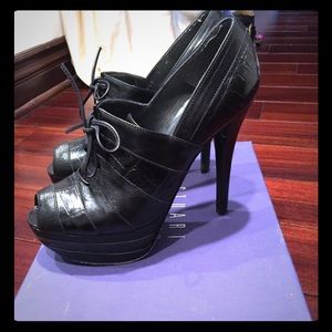 Stuart Weitzman platform booties!